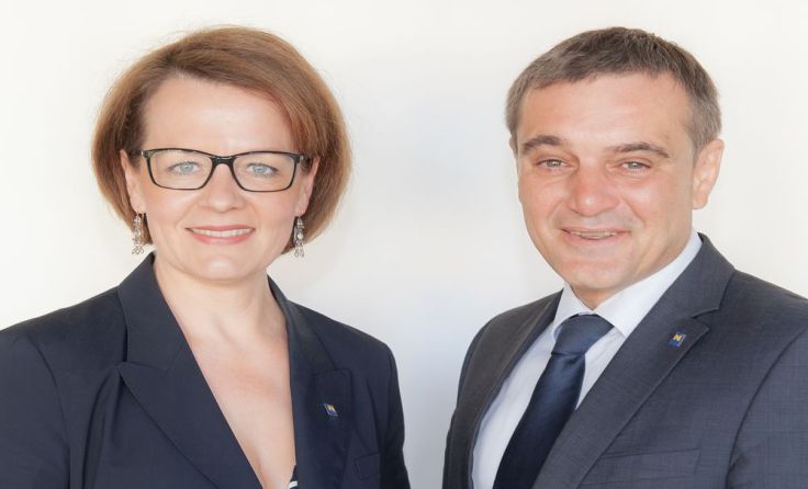 Christiane Teschl-Hofmeister und Anton Erber. (Foto: Volkspartei NÖ)