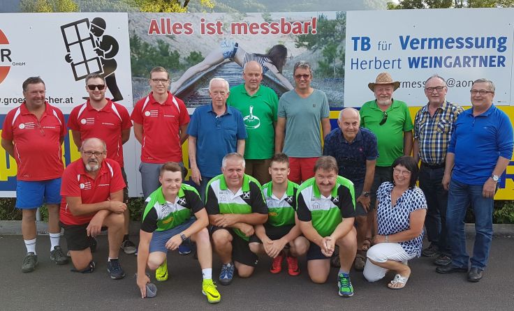 Die Stocksportler des ESV Wang und ASV Kienberg Gaming 2. (Foto: ESV Wang)