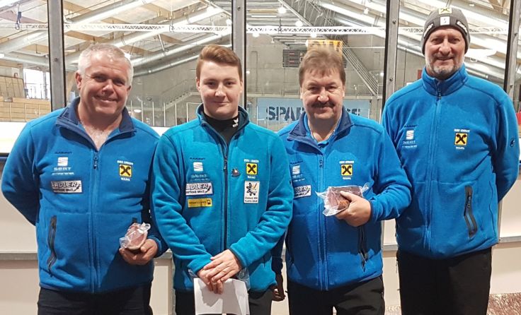 v. l.: Wolfgang Karl, Jakob und Stefan Solböck, Thomas Feregyhazy.