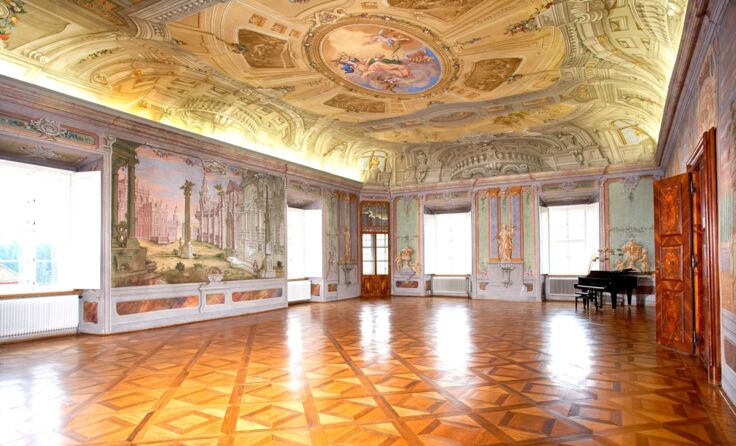 Der Festsaal in Stift Zwettl; Foto: www.stiftzwettl.at