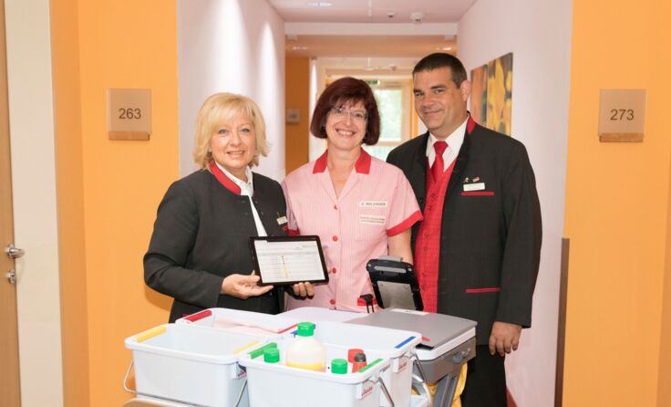 V.l.n.r.: Helga Weißensteiner, Elisabeth Holzinger, Jürgen Wiesinger; Foto HKZ GG