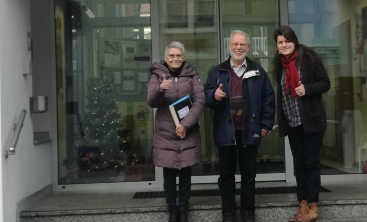 V.l. Dagmar Ahrer, Walter Eberl und Erika Schrinner; Foto: Andreas Piringer