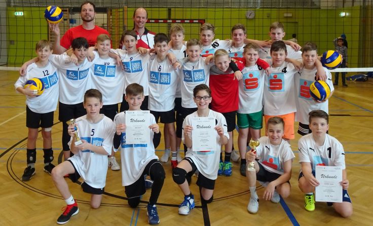 Heuer läuft´s für die Jungvolleyballer. Foto: Gymnasium Zwettl