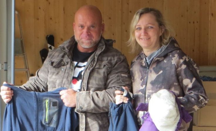 Großes Herz für Bedürftige: Georg Jachan und Melanie Steininger; Foto: privat