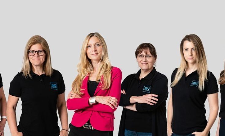 Die Superheldinnen von MP2 IT-Solutions. Foto: MP2 IT-Solutions