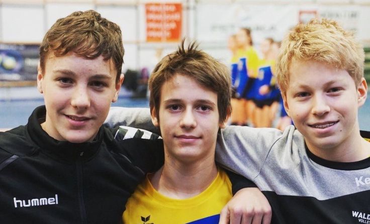 Florian Scheikl (links) tritt ins Jugendnationalteam ein. Foto: URW