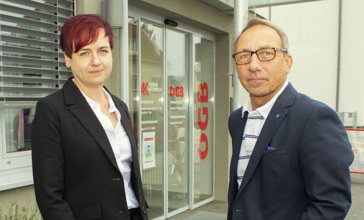 Gemeinderätin Doris Widhalm und Landtagsabgeordneter Josef Wiesinger; Foto: Thomas Widhalm SPÖ NÖ