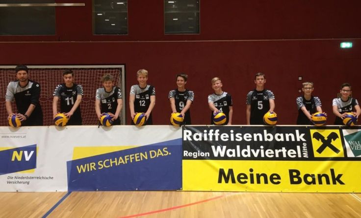 U16 Nachwuchsspiel in der Stadthalle Zwettl; Foto: URW Volleyball