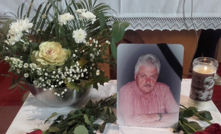 Verabschiedung in der Kirche von Leopold Aschauer; Foto: privat 