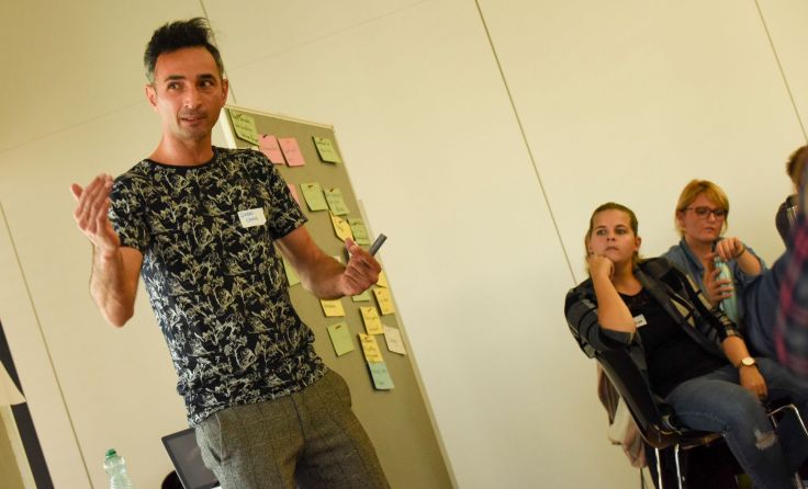 Bei dem Workshop gab es Anregungen für den Umgang mit Herausforderungen. Foto: Sozialservice