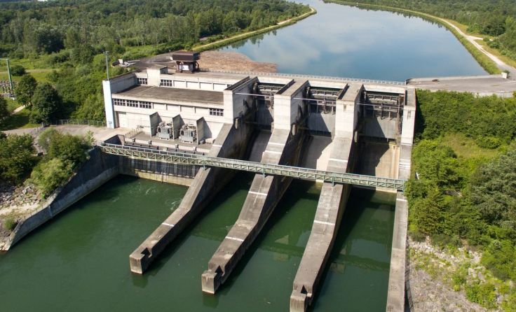 Das Kraftwerk Traun-Pucking Foto: Energie AG