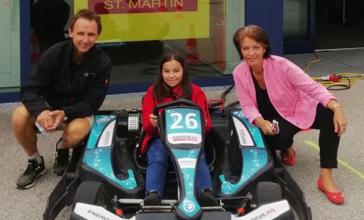 Die Kids konnten Mini-Segways, Hoverkarts und e-Karts testen. Foto: MS St. Martin