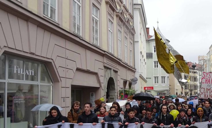In Linz demonstrierten im März 3.000 Jugendliche für den Klimaschutz. Foto: FFF Linz