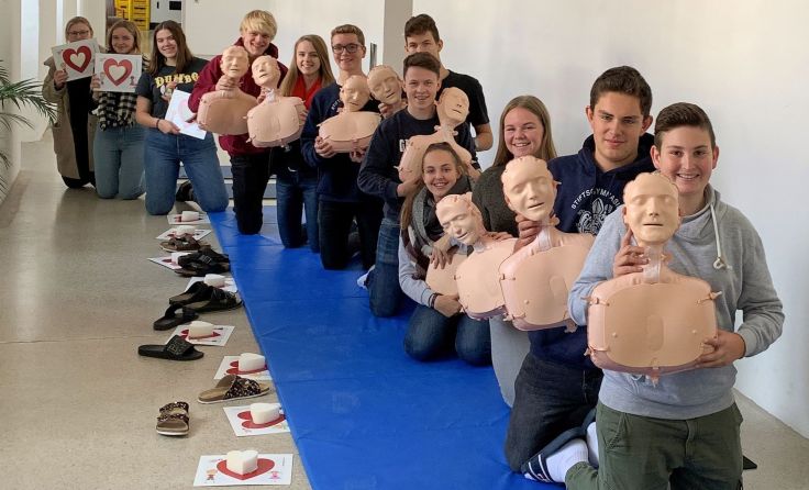 Die Schüler in Kremsmünster sind gewappnet für den Notfall. Foto: Stiftsgymnasium Kremsmünster