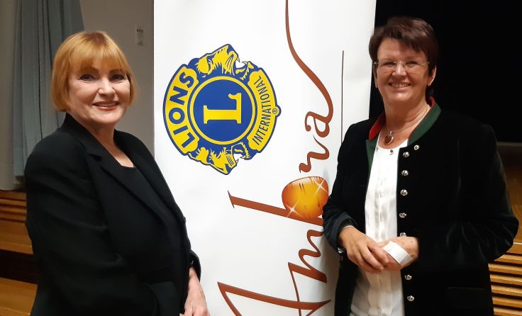 Lohner und Baumschlager. Foto: Lions Club Kirchdorf Ambra