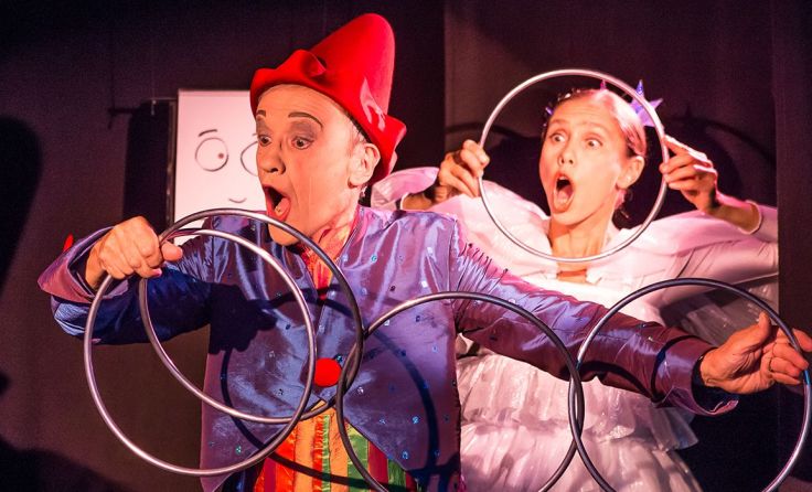 Das Clownduo Olga und Pierino kommt in die Schön. Foto: Gebhardt/Arbes