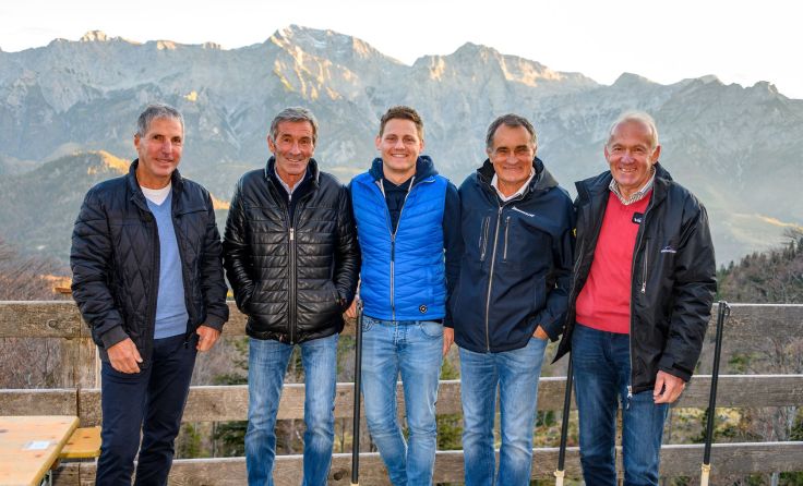 (V.l.) Wilfried Wiedner, Rudi Stohl, Franz Wittmann und Christian Geistdörfer. Foto: Kerbl