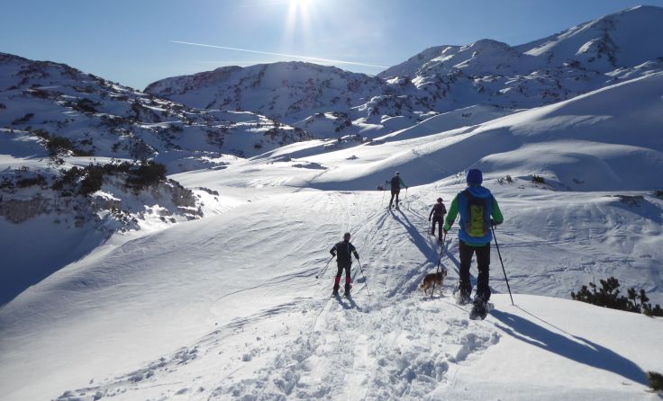 Elisabeth Humer genießt bei ihren Touren die Winterlandschaft. Foto: Humer