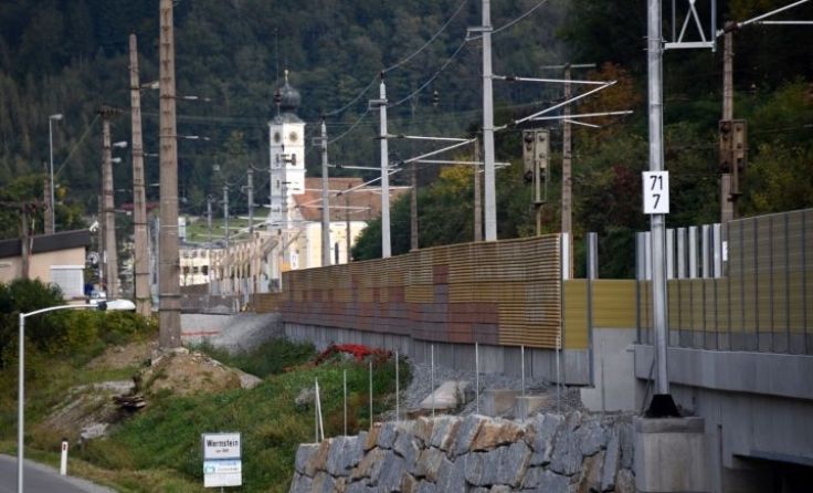 Der Ausbau der Bahnstrecke in Wernstein war herausfordernd. Foto: Kirchdorfer