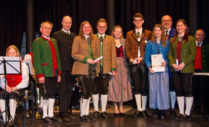 Musiker von 26 Kapellen erhielten Leistungsabzeichen. Fotos. Franz Linna
