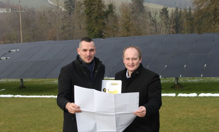 Bürgermeister Markus Stadlbauer (r.) und ÖVP-Obmann Thomas Angerer Foto: ÖVP Kematen