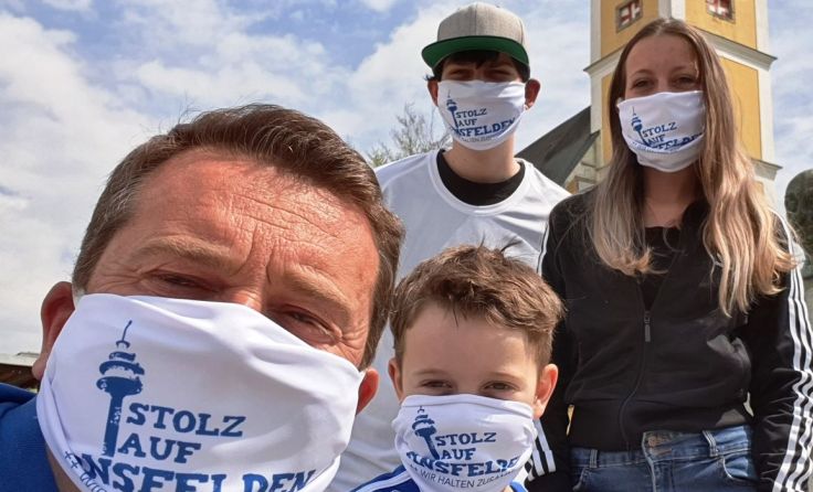 Die Masken gibt es bei Christian Partoll. Foto: CP