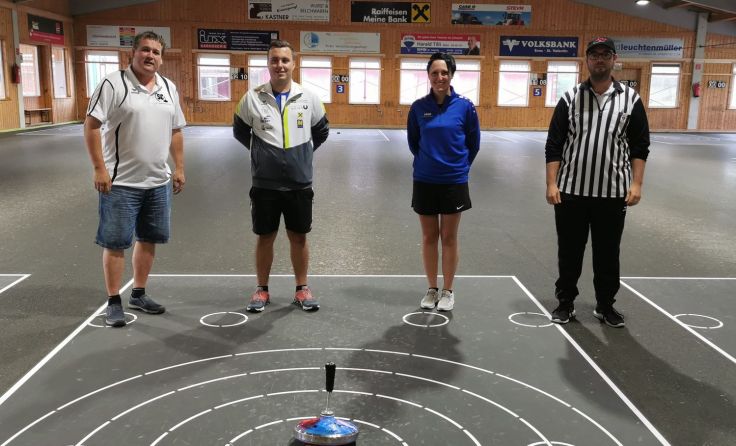 v.l. Roland Stadlberger, Patrick Solböck, Verena Gotzler, Andreas Raab
