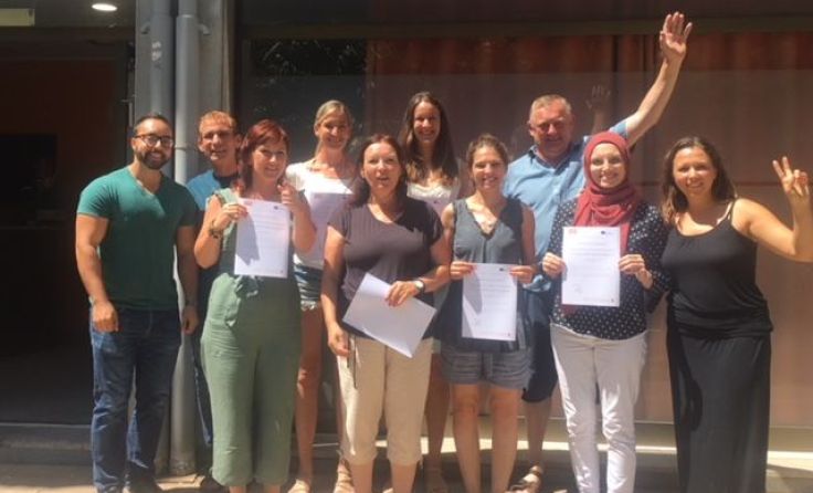 Lehrer aus ganz Europa durften Zeit in Barcelona verbringen. Foto: TNMS Eferding