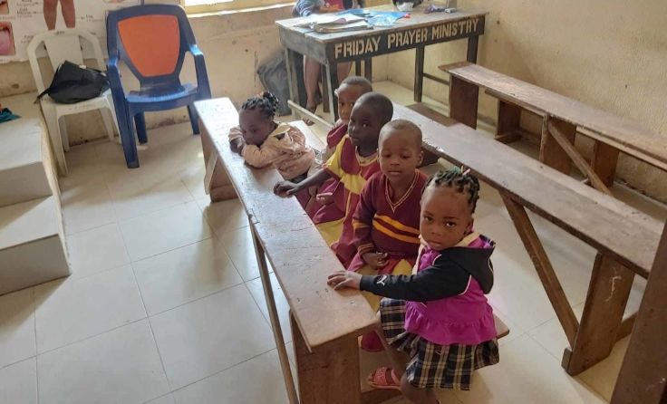 Die Kinder in Aguluzigo freuen sich über die Spenden. Foto: Marianne Kraml