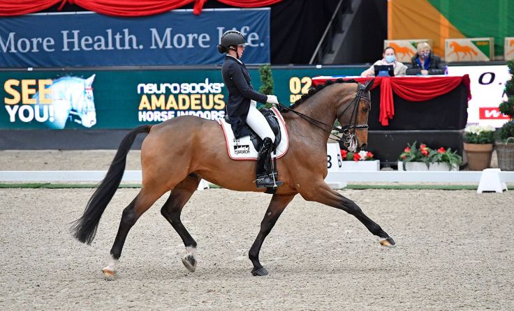 Astrid Neumayr und Zap Zap belegten in Salzburg Platz vier. Foto: Sibil Slejko