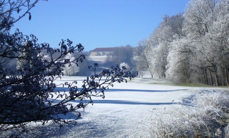 Motive, wie dieses von Raureif am Golfplatz Maria Theresia, werden gesucht. Foto: Johann Wiesinger