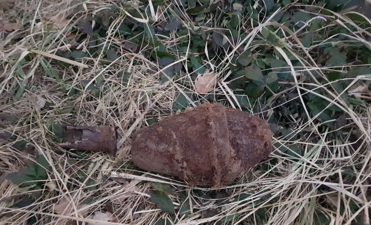 Die gefundene Waffe konnte schnell entschärft werden. Foto: Gemeinde Meggenhofen
