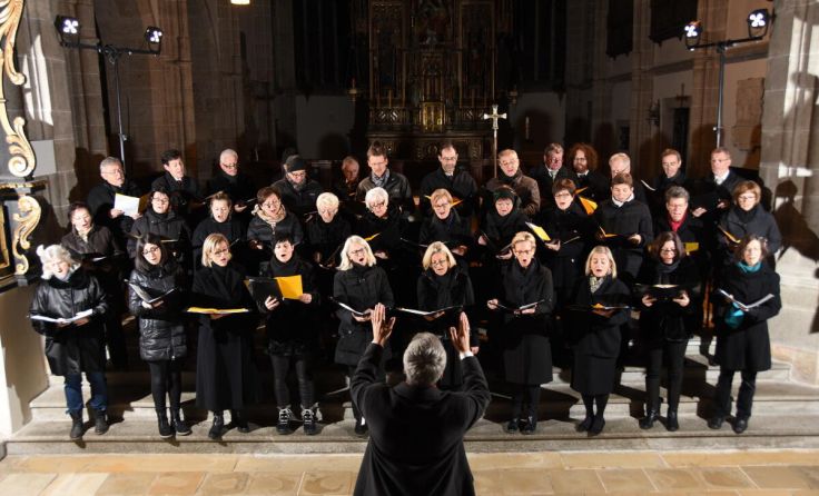 Der David-Chor und der Chor der Stadtpfarrkirche treten gemeinsam auf. (Foto: Privat)