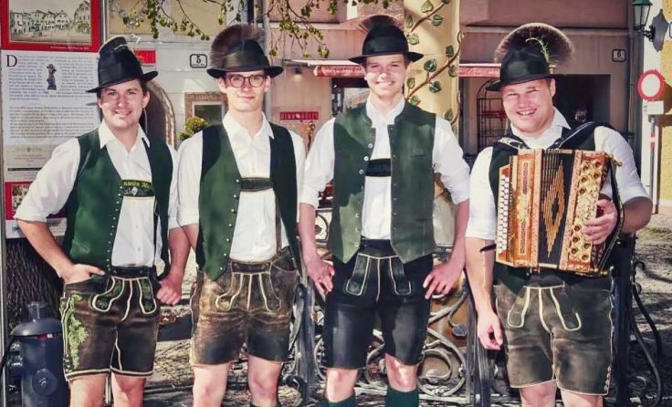 Die Sunnseiten Musi aus St. Wolfgang spielt in Rohrbach auf. (Foto: Privat)