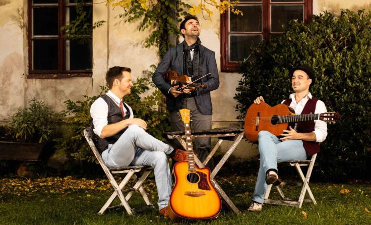 El Coba, Herwigo und Giorgio bilden Cobario. (Foto: Peter Wieser)