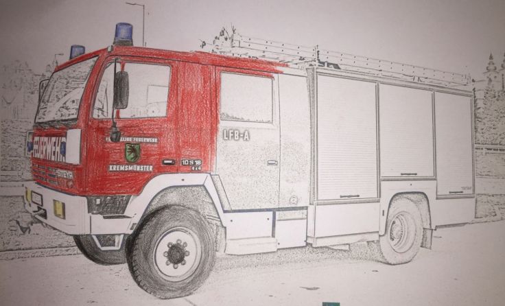 Mal- und Bastelvorlagen der FF Kremsmünster. (Foto: FF Kremsmünster)