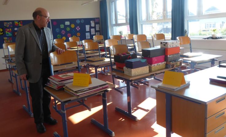 In den Klassenzimmern der Volksschule Wartberg herrscht großteils Stille. (Foto: Gemeinde Wartberg)