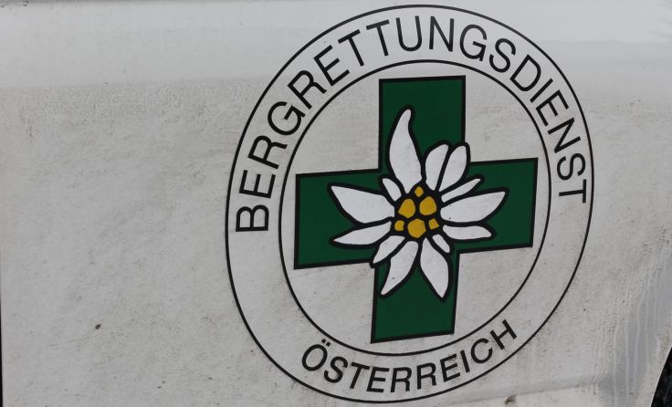 Einsatzkräfte der Bergrettung Kirchdorf stiegen auf. (Foto: Winter)