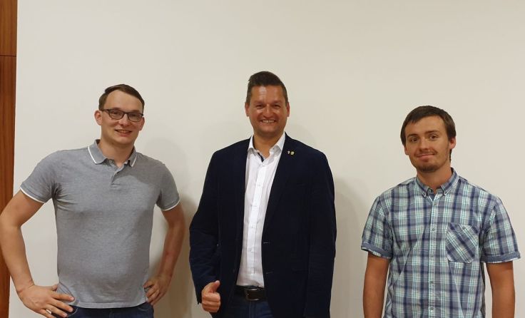 V.l.n.r.: Andreas Schnörch, LAbg.Michael Gruber, Mario Graml (Foto. FPÖ)