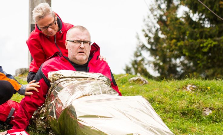 Alleine in Oberösterreich kam es 2019 zu 604 Alpinunfällen. (Foto: ÖRK/Thomas Holly-Kellner)