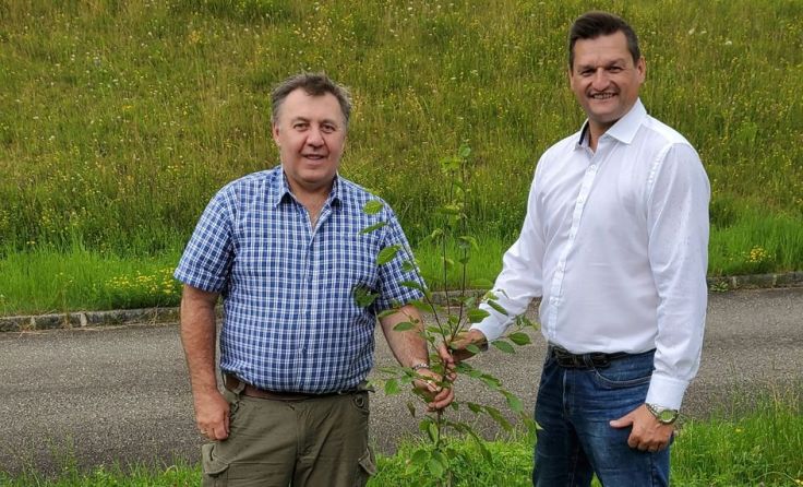 (v.l.) Johann Edelsbacher, LAbg. Michael Gruber (Foto: FPÖ)
