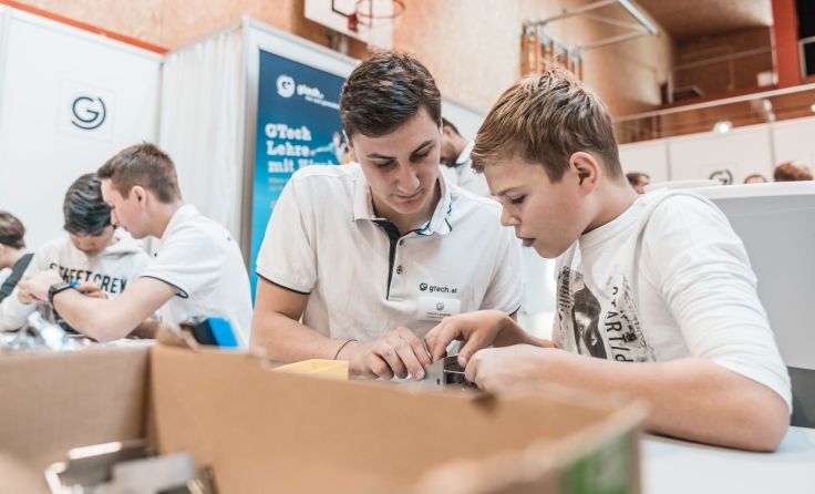 Bei den Berufserlebnistagen 2019 (Foto: Thomas Brunner)