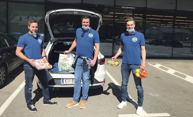 Christian Nussbaumer, Florian Fröhlich und Michael Rosenegger (v.l.) (Foto: SV Molln)