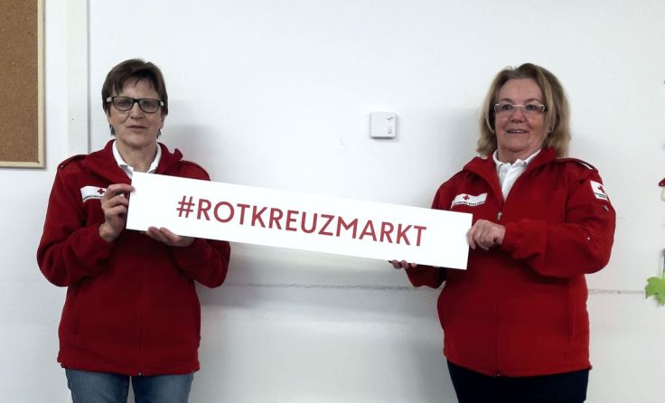 Helga Koenings und Claudia Stockinger vom RotKreuz-Markt (v.l.) (Foto: Rotes Kreuz Kirchdorf)