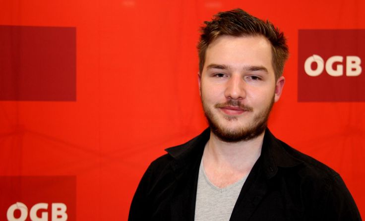 Philip Pawluk ist 22 Jahre alt und kommt aus Roßleithen. (Foto: ÖGB OÖ)