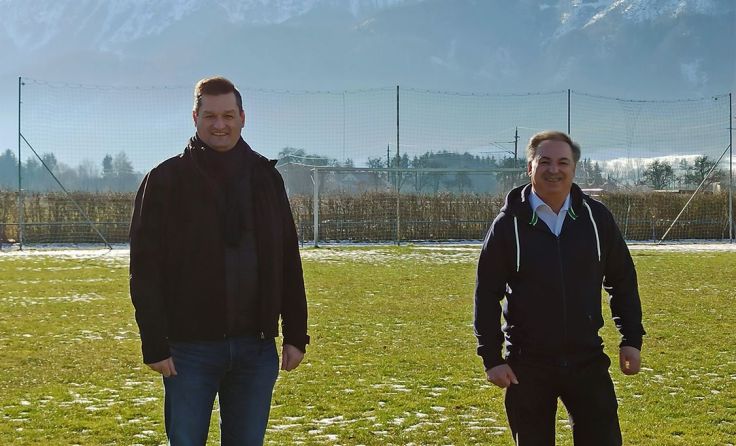 (v.l.) LAbg. Michael Gruber mit Sportstadtrat Günter Schachner (Foto: FPÖ Kirchdorf)