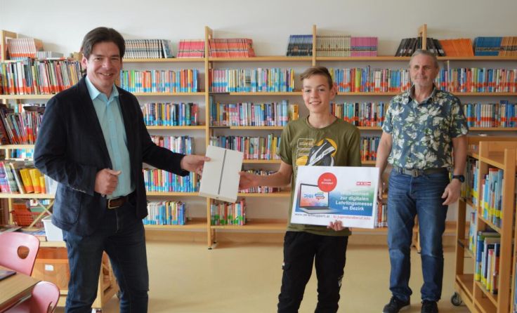 (v.l.) Klaus Aitzetmüller, Keanu Huschka und Andreas Stallinger (Foto: WKO Kirchdorf)
