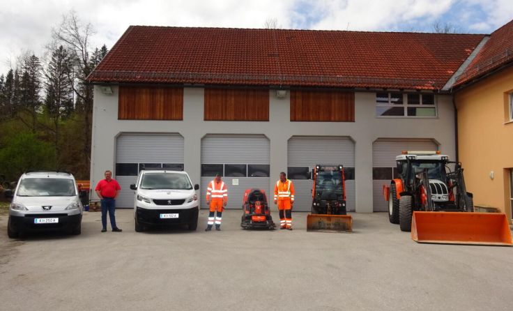 Der Fuhrpark der Gemeinde Roßleithen wurde aufgestockt. (Foto: Gemeinde Roßleithen)