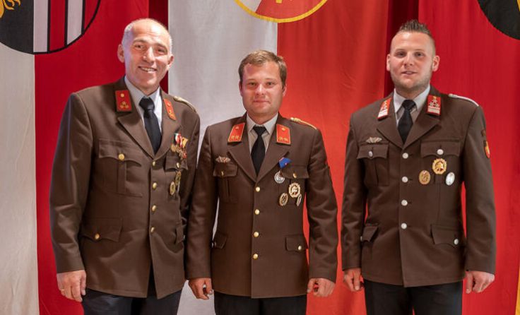 (v.l.) Harald Fallend, Florian Auinger, Andre Auinger (Foto: FF Steyrling)