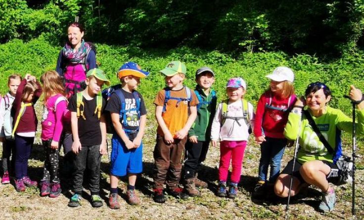 Gemeinsam wurde die Mollner Hütte am Gaisberg erklommen (Foto: Grillmayr Silvia)